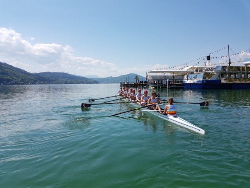 Du betrachtest gerade 84. Internationalen Kärntner Ruderregatta: ÖRV-Crews auf gutem Weg