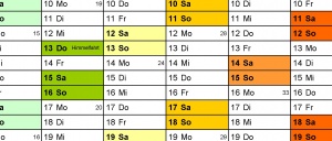 Mehr über den Artikel erfahren Entwurf – Terminkalender 2021