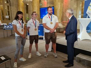 Mehr über den Artikel erfahren Olympia-Medaillengewinner in der Hofburg empfangen