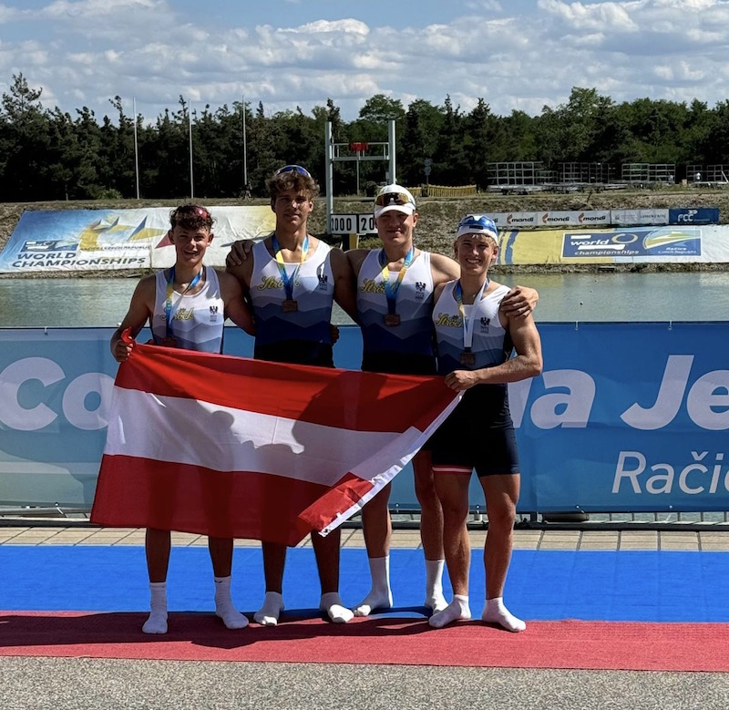 Du betrachtest gerade Coupe de la Jeunesse: Bronze für Vierer